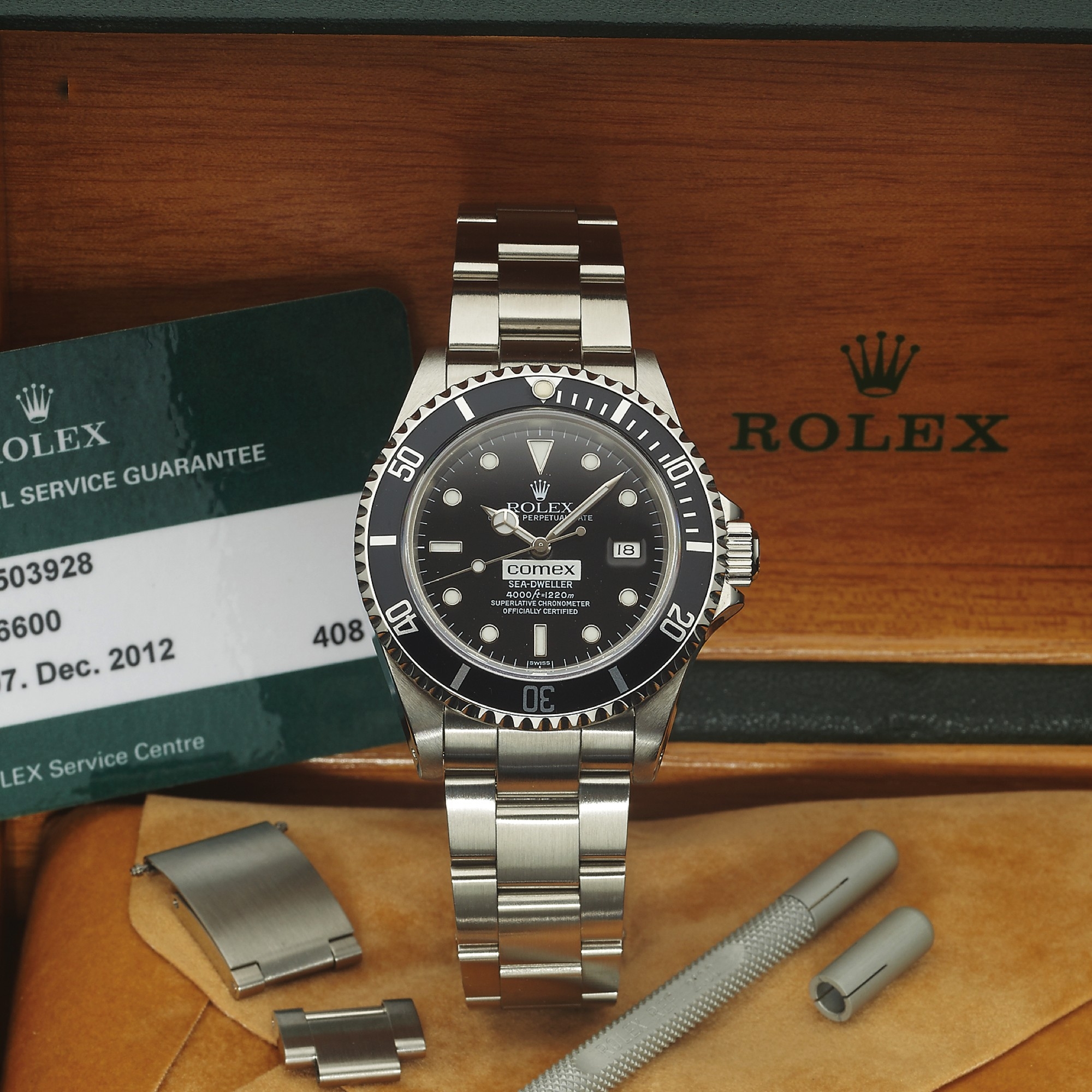 Rolex 16600 Comex Service : Sea-Dweller 16600 Comex Service
