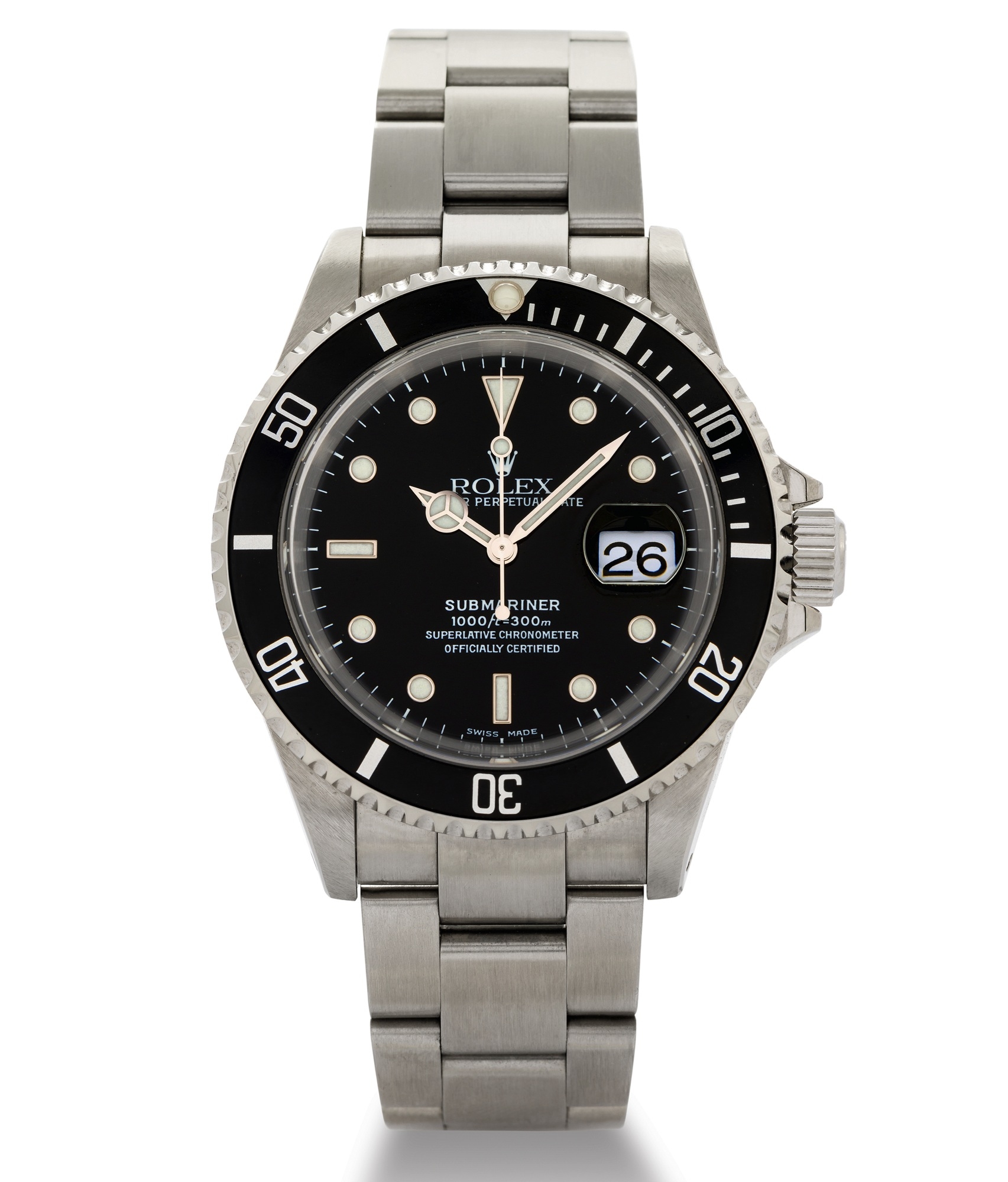 Rolex 16610 SuperLuminova : Submariner Date 16610 SuperLuminova