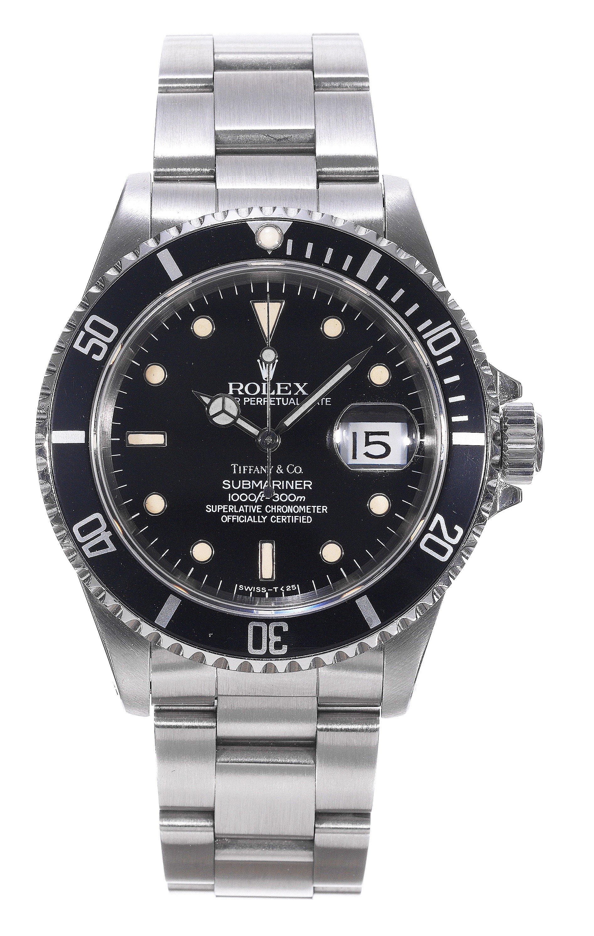 Rolex 16610 Tritium Tiffany : Submariner Date 16610 Tritium Tiffany