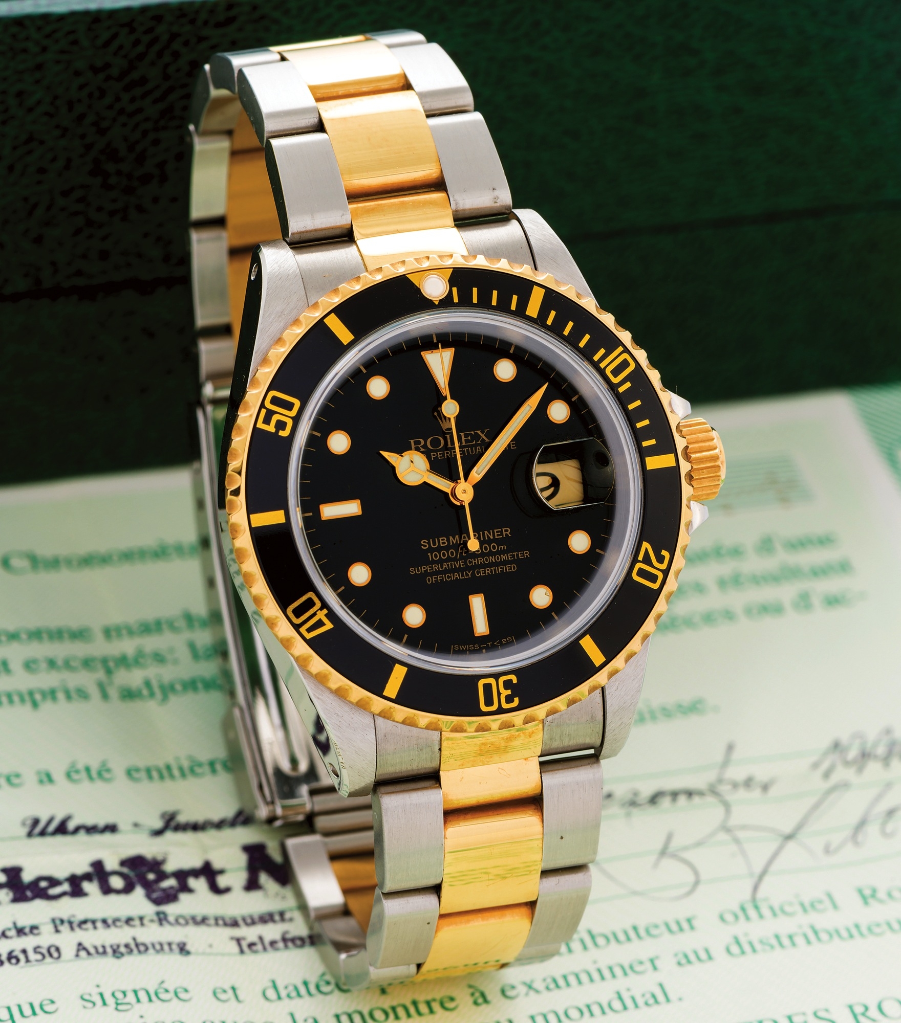 Rolex 16613 Black Tritium : Submariner Date 16613 Black Tritium