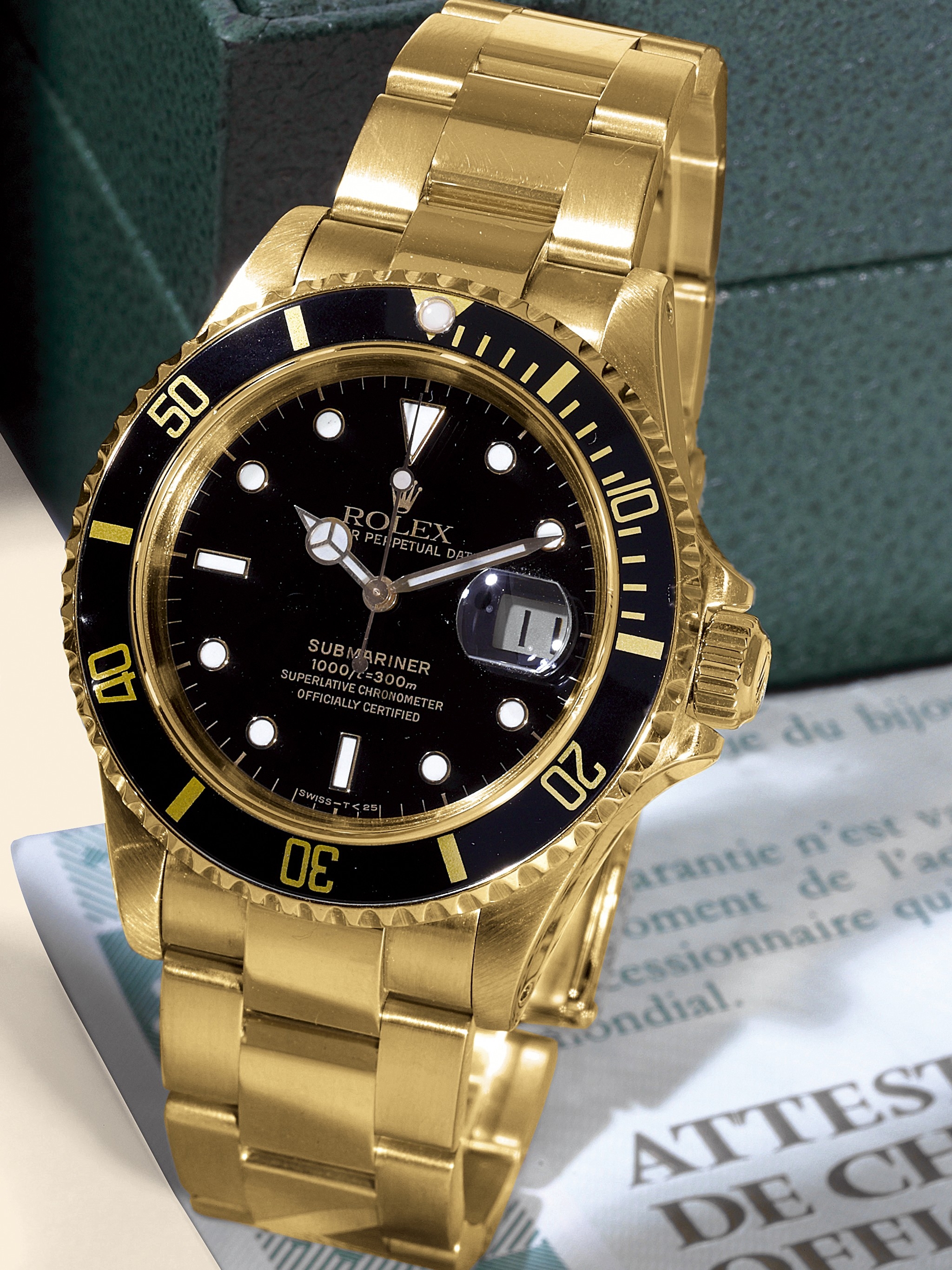 Rolex 16618 Tritium : Submariner 16618 Black Tritium