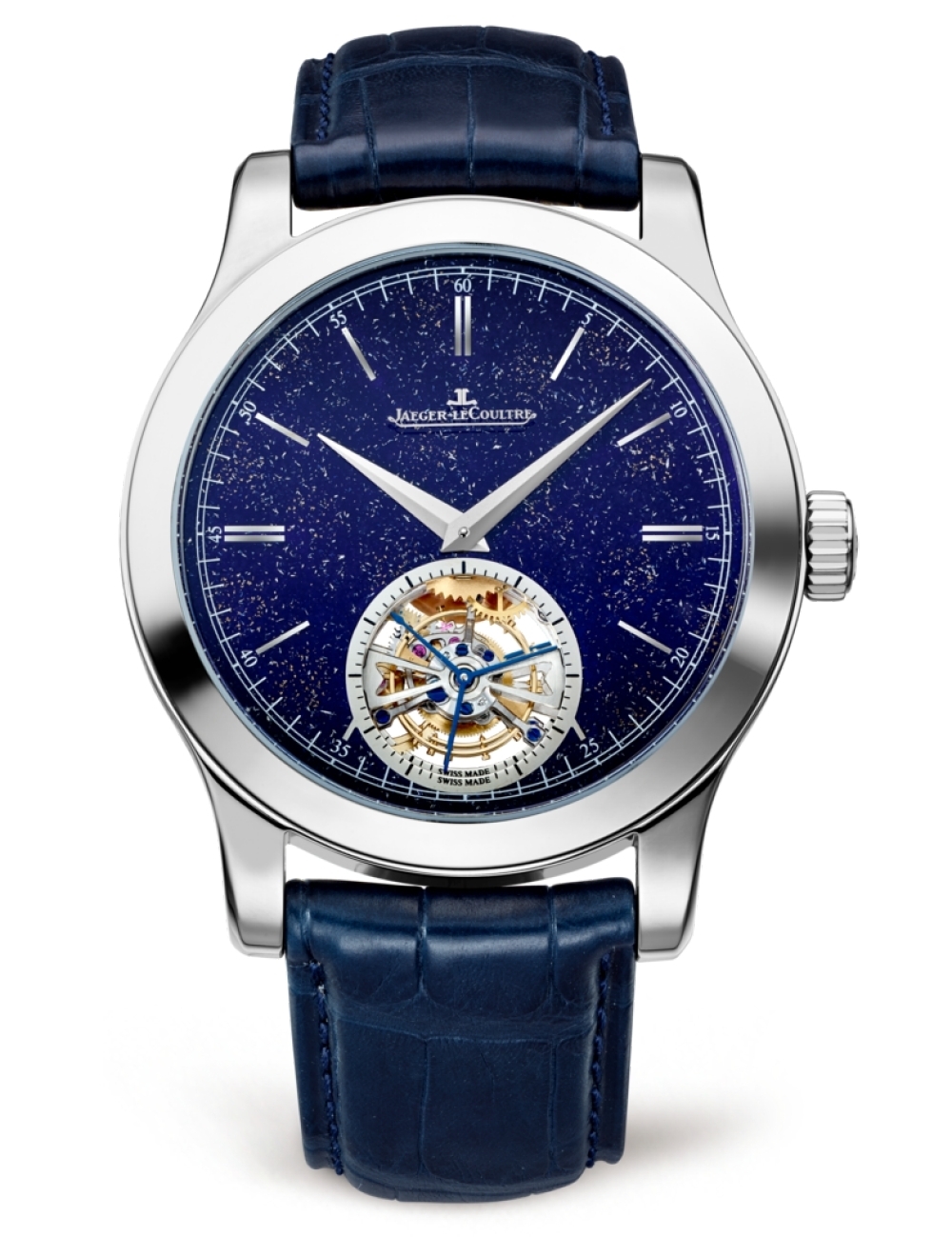 Jaeger-LeCoultre 16634E0 : Master Grand Tourbillon White Gold / Blue Enamel
