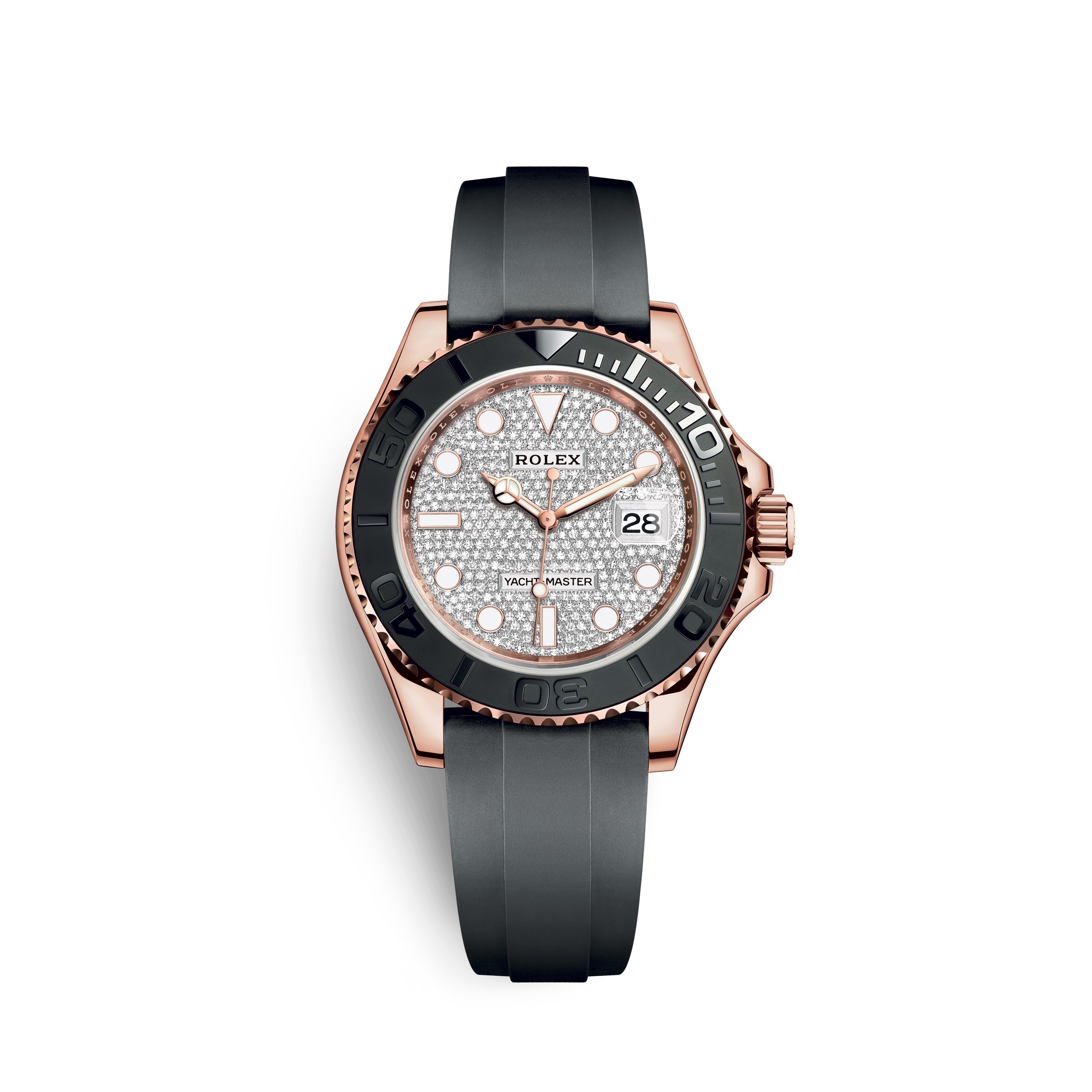 Rolex 16655-0005 : Yacht-Master 40 Everose Cerachrom / Diamond