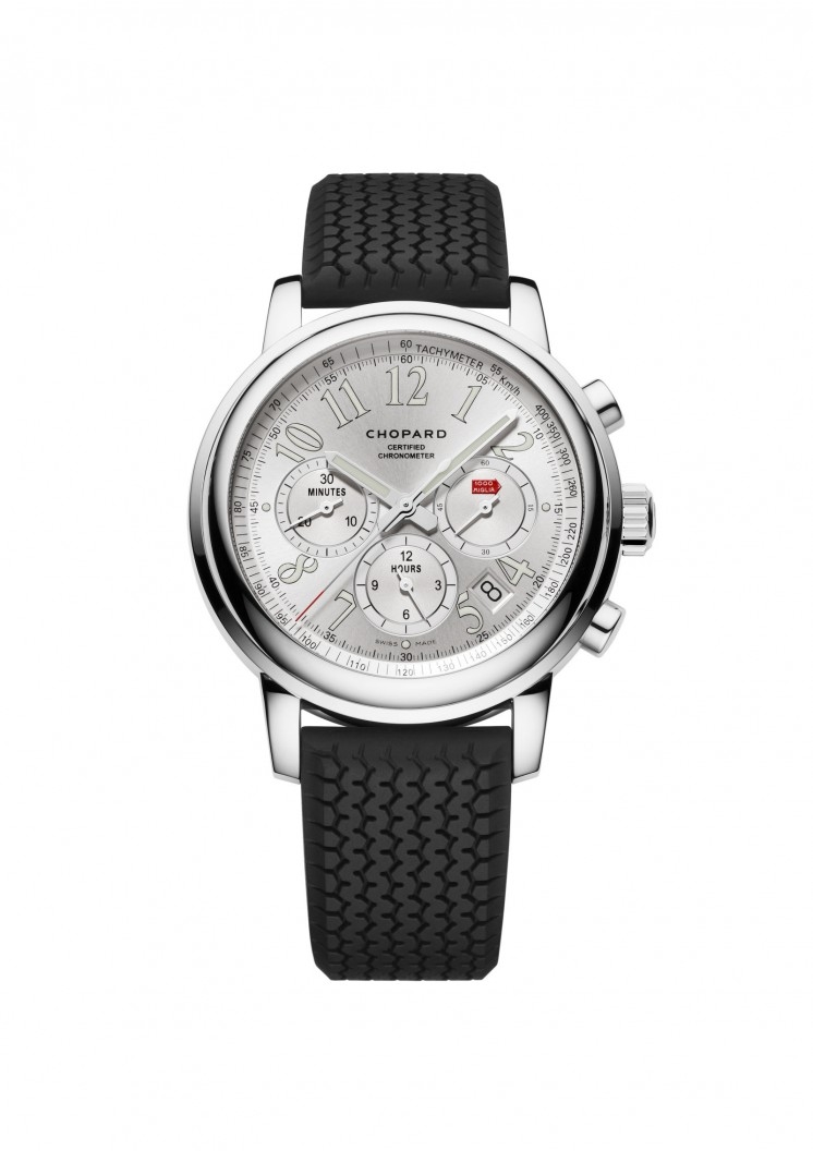 Chopard 168511-3015 : Mille Miglia Chronograph Silver / Rubber