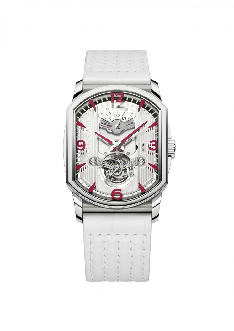 Chopard 168526-3002 : L.U.C Engine One Tourbillon Titanium / Red