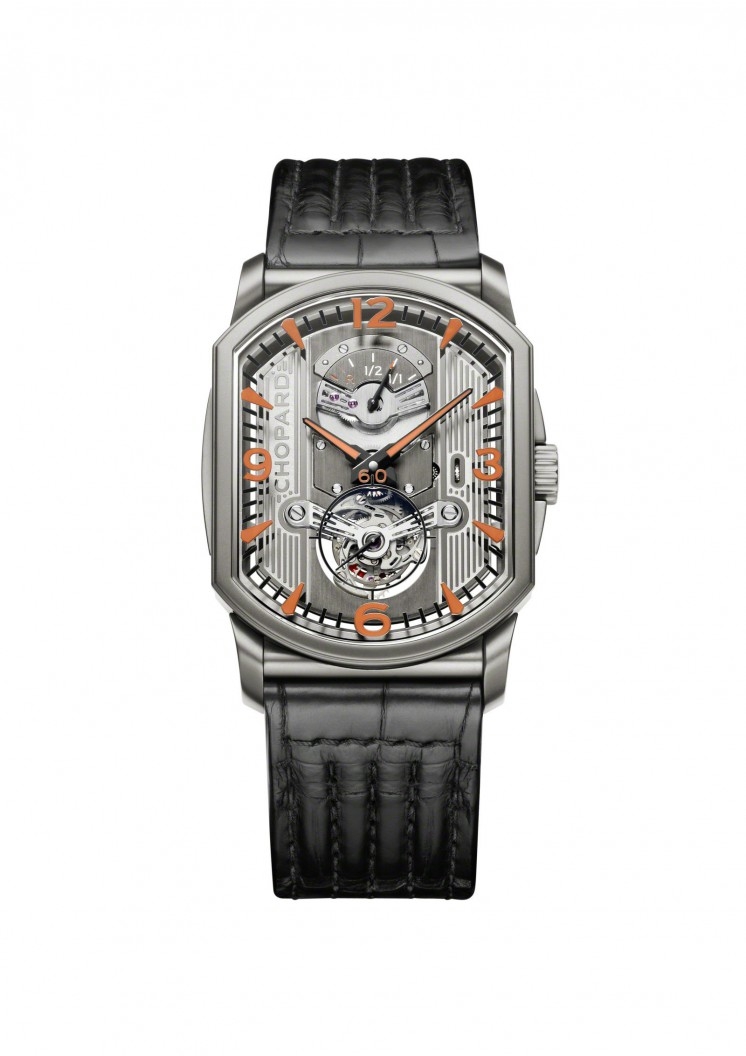 Chopard 168526-3003 : L.U.C Engine One Tourbillon Titanium / Orange