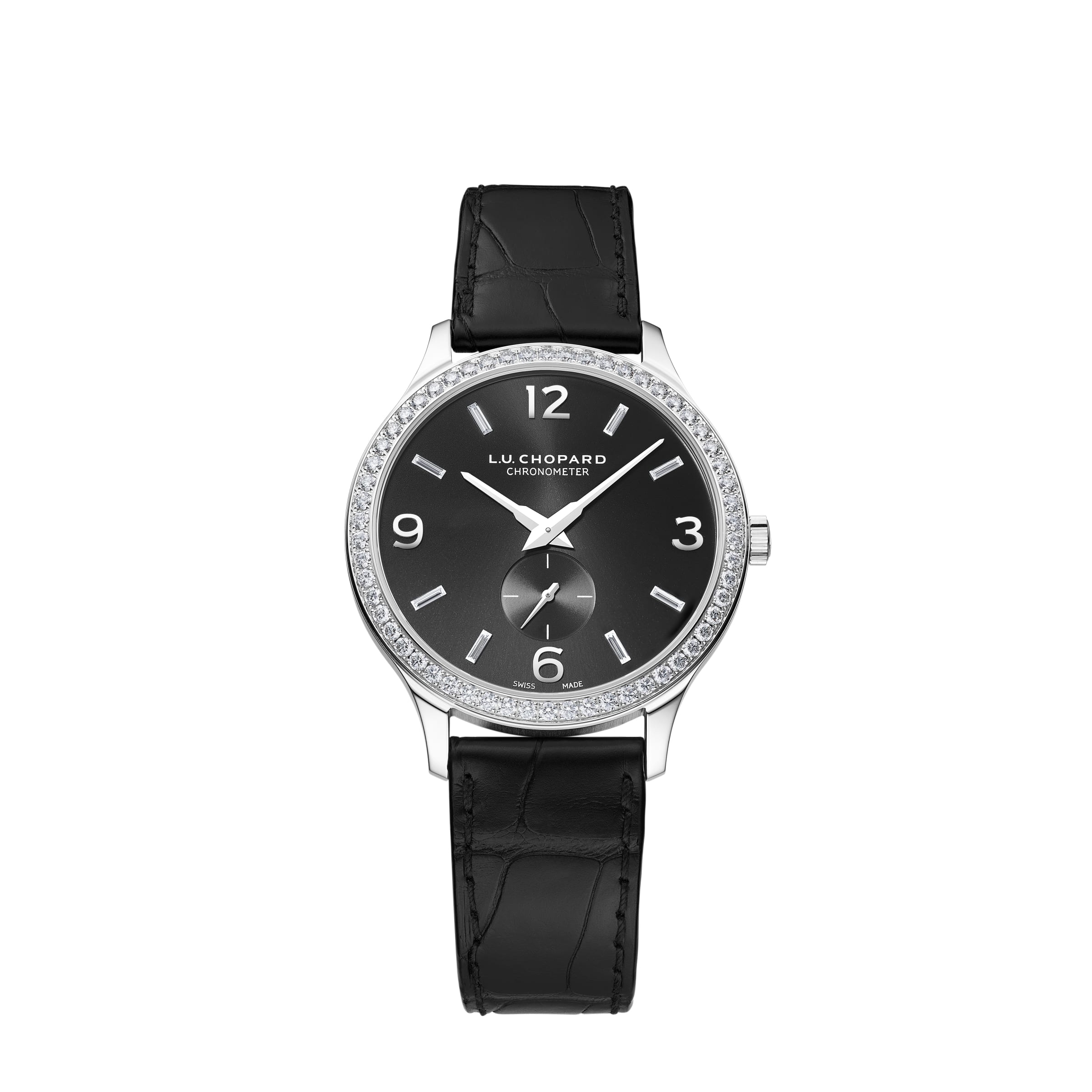 Chopard 171948-1001 : L.U.C XPS White Gold - Diamond / Black