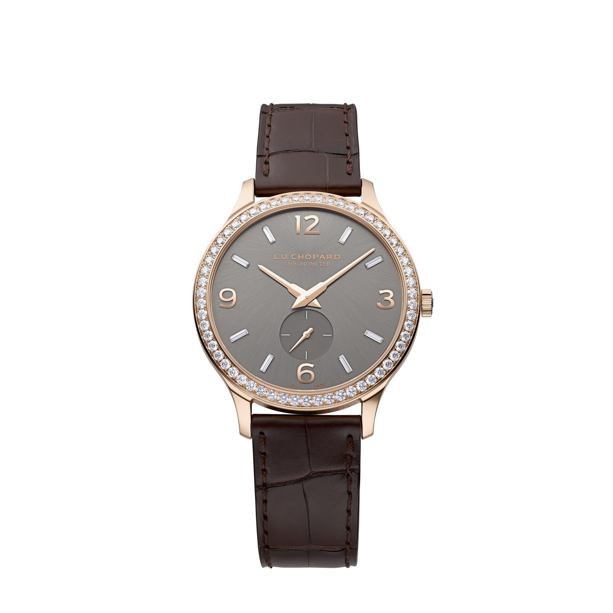 Chopard 171948-5001 : L.U.C XPS Rose  Gold - Diamond / Grey