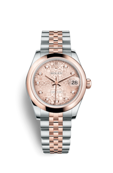 Rolex 178241-0044 : Datejust 31 Rolesor Everose Domed / Jubilee / Pink  Computer