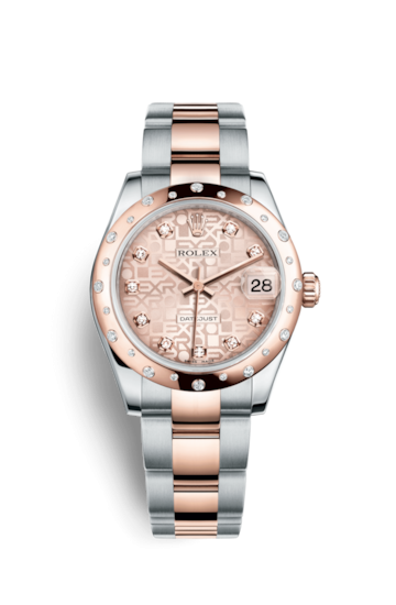 Rolex 178341-0035 : Datejust 31 Rolesor Everose Domed Diamond / Oyster / Pink Computer