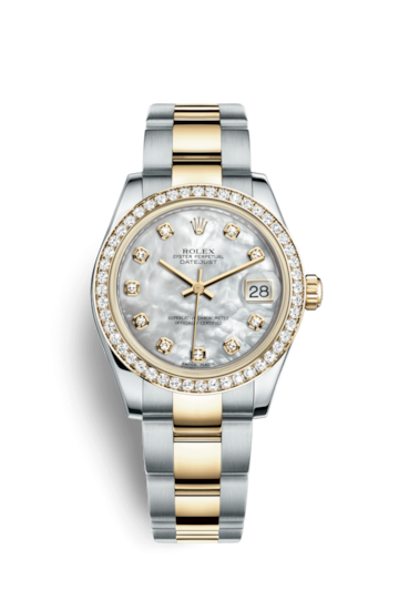 Rolex 178383-0020 : Datejust 31 Rolesor Yellow Diamond / Oyster / MOP