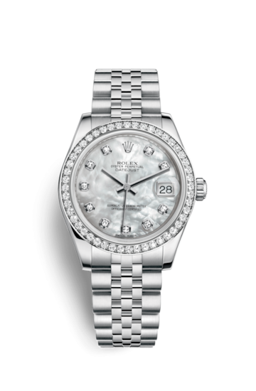 Rolex 178384-0004 : Datejust 31 Stainless Steel Diamond / Jubilee / MOP