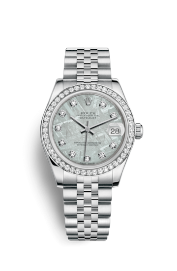 Rolex 178384-0041 : Datejust 31 Stainless Steel Diamond / Jubilee / Meteorite