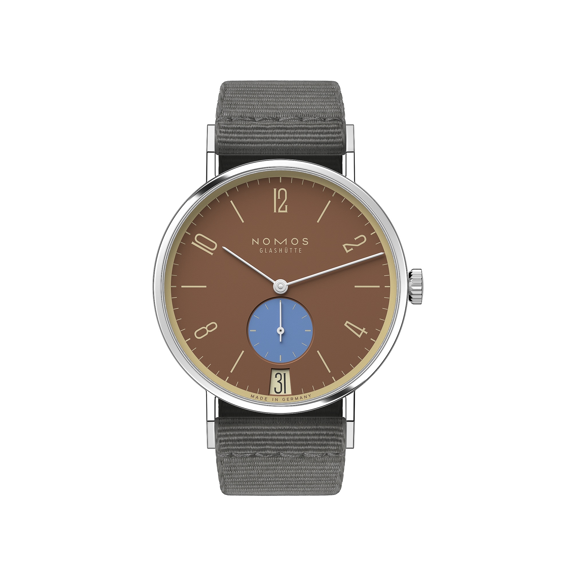 Nomos Glashütte 179.S27 : Tangente 38 Datum Ziegelblau