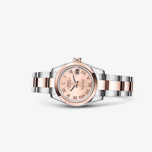 Rolex 179161-0065 : Lady-Datejust 26 Rolesor Everose Pink