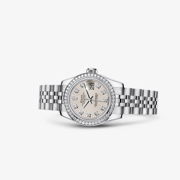 Rolex 179384-0011 : Lady-Datejust 26 Diamond Sunbeam Diamond Jubilee