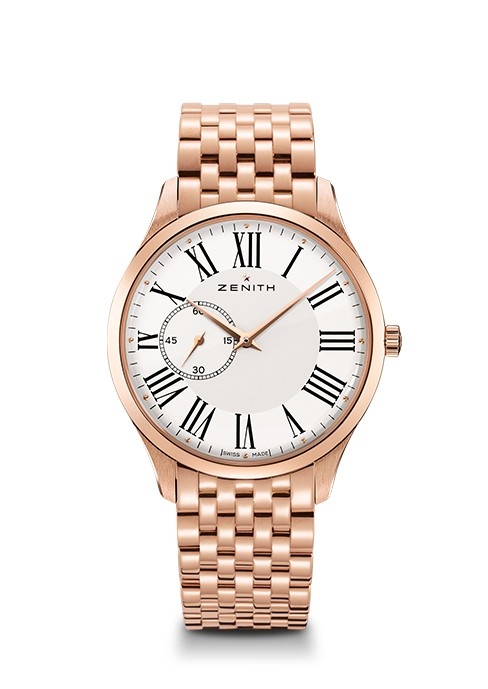 Zenith 18.2010.681/11.M2010 : Elite Ultra Thin Rose Gold Roman Bracelet