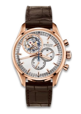 Zenith 18.2050.4035/01.C631 : El Primero Tourbillon Rose Gold / Silver