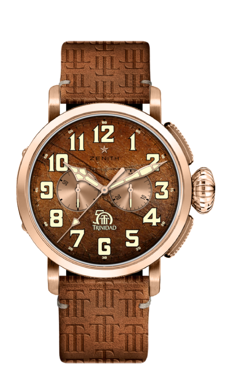 Zenith 18.2430.4069/77.C811 : Pilot Type 20 Chronograph Trinidad 50th Anniversary Edition Rose Gold