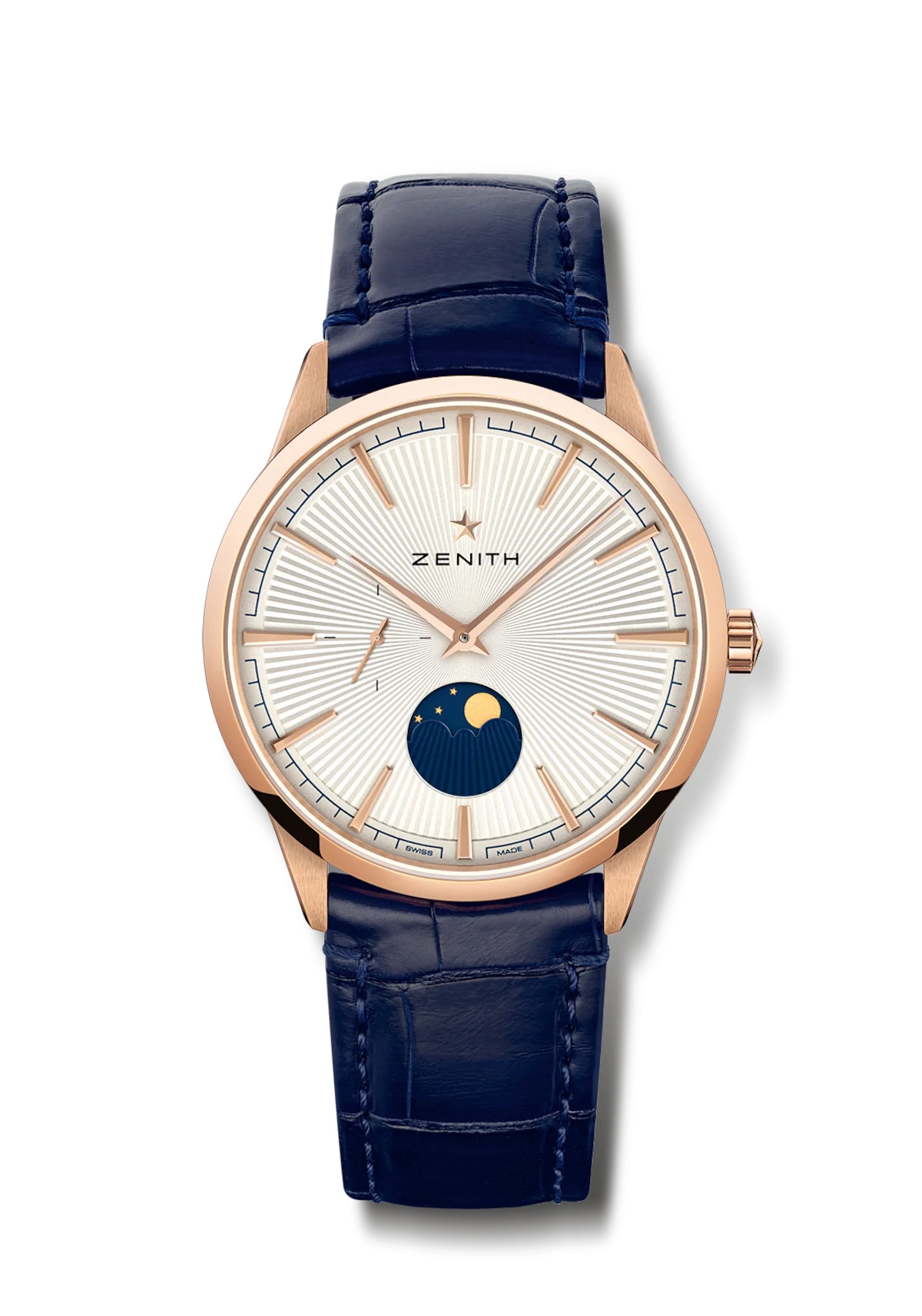 Zenith 18.3100.692/01.C922 : Elite Moon Phase 40 Rose Gold / Silver