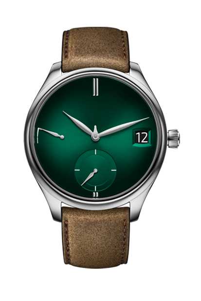 H. Moser & Cie 1800-0202 : Endeavour Perpetual Calendar White Gold / Cosmic Green Purity