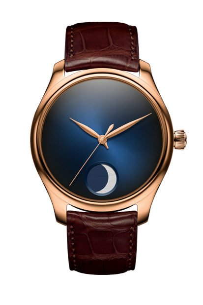 H. Moser & Cie 1801-0400 : Endeavour Perpetual Moon Red Gold / Midnight Blue Concept