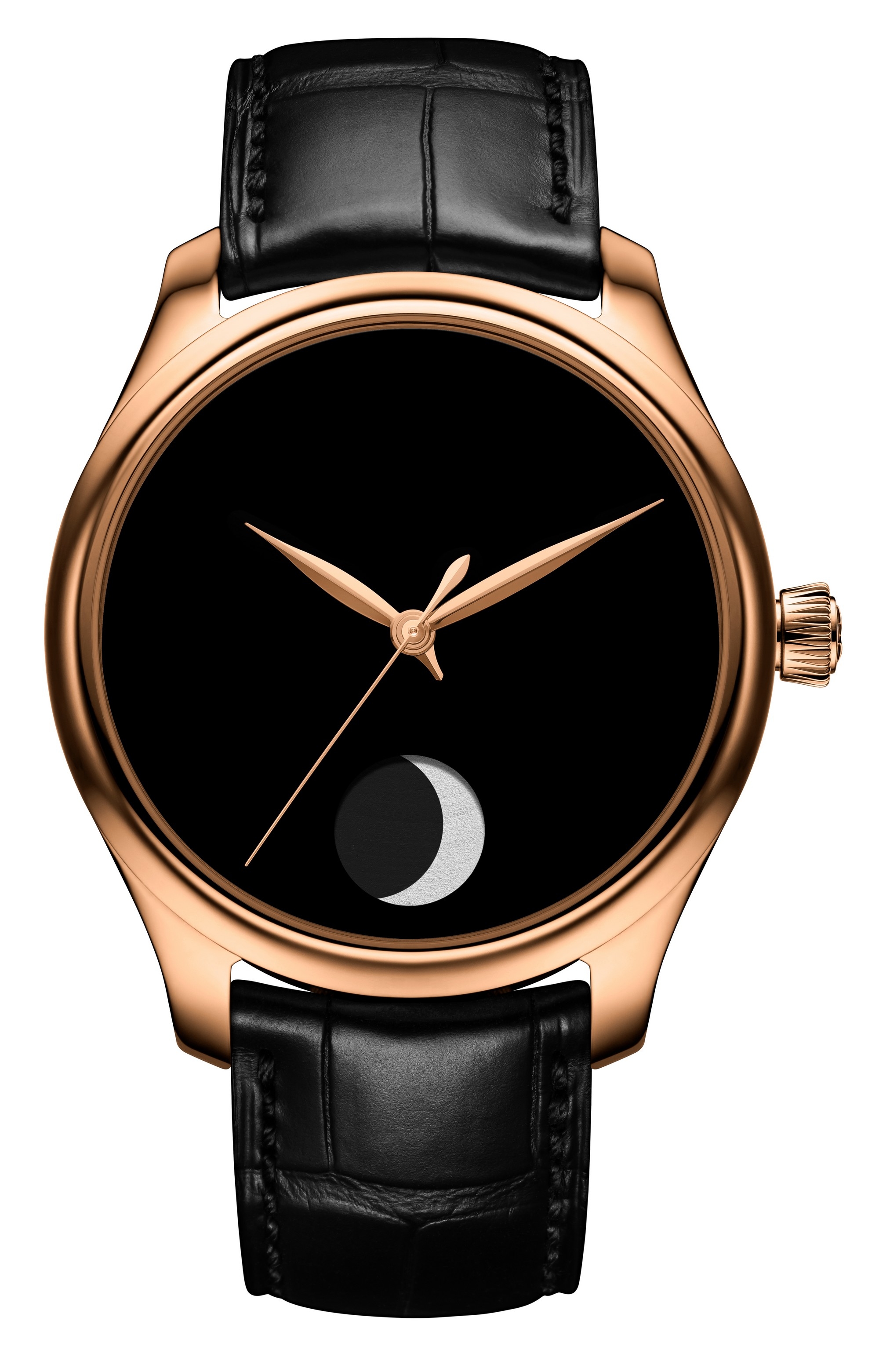 H. Moser & Cie 1801-0401 : Endeavour Perpetual Moon Red Gold / Vantablack / Only Watch 2019