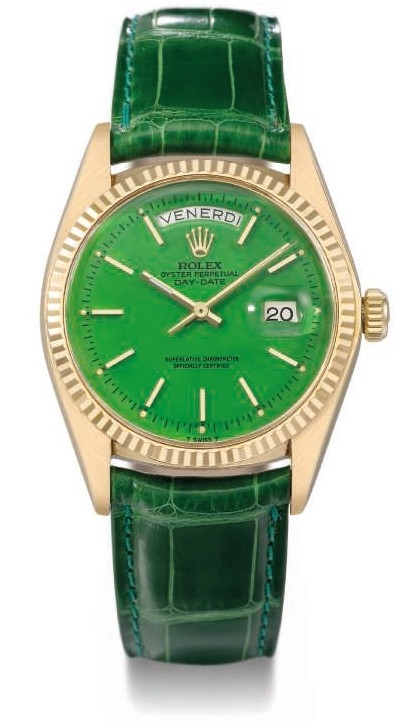 Rolex 1803 Stella Green : Day-Date 1803