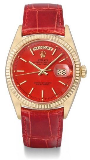 Rolex 1803 Stella Red : Day-Date 1803