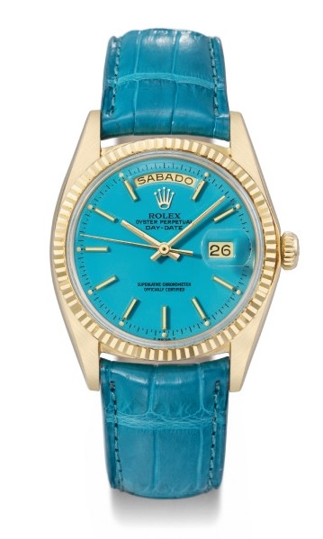 Rolex 1803 Stella Turquoise Y : Day-Date 1803