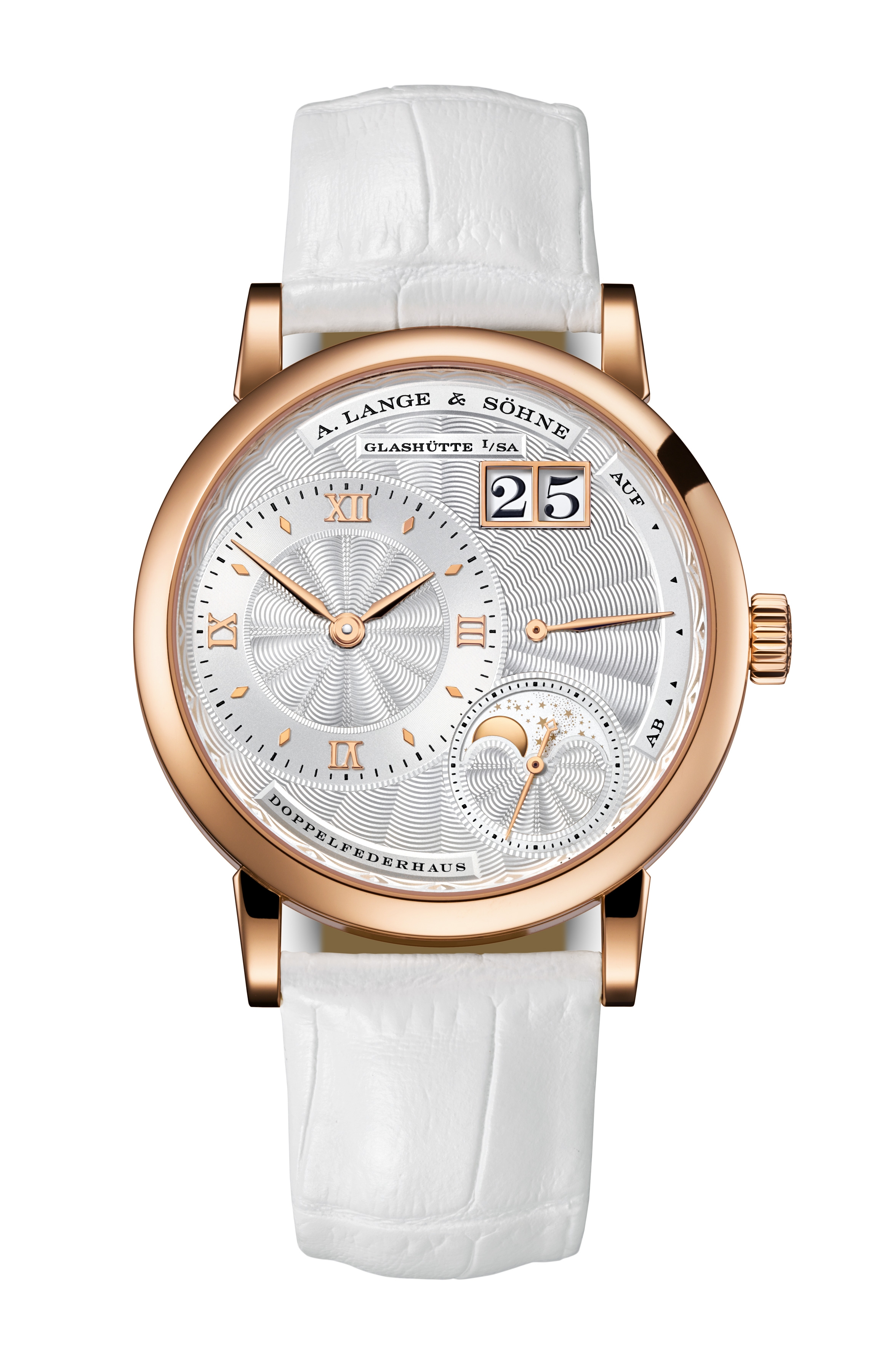 A. Lange & Söhne 182.030 : Kleine Lange 1 Moonphase Pink Gold / Silver