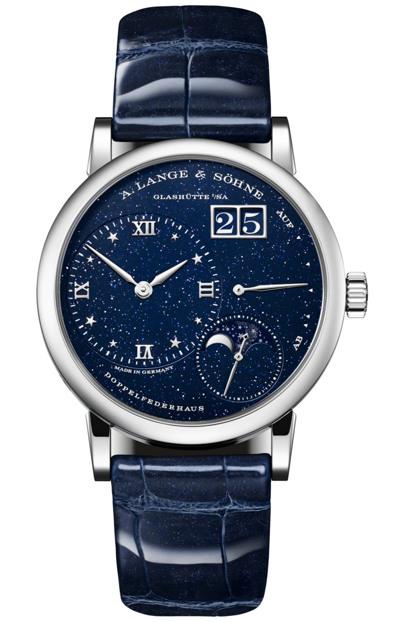 A. Lange & Söhne 182.086 : Kleine Lange 1 Moonphase White Gold / Gold-Flux