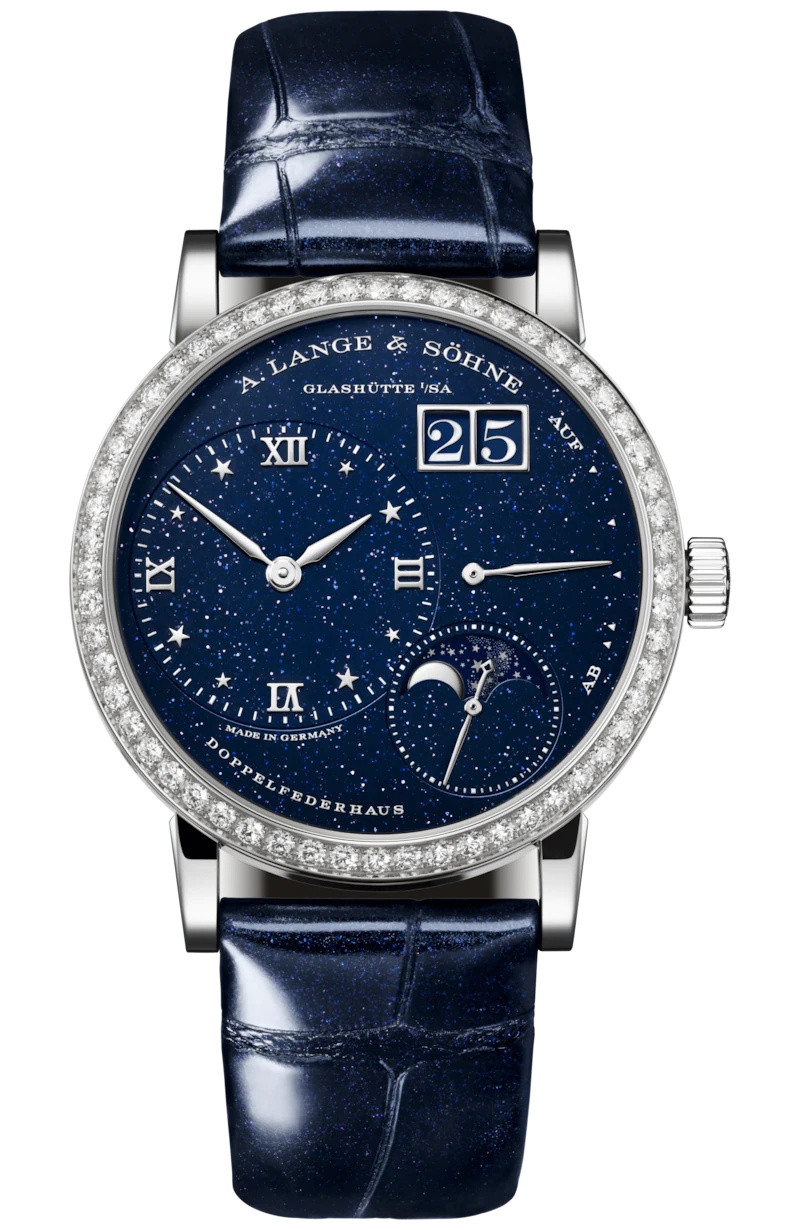 A. Lange & Söhne 182.886 : Kleine Lange 1 Moonphase White Gold / Diamond / Gold-Flux
