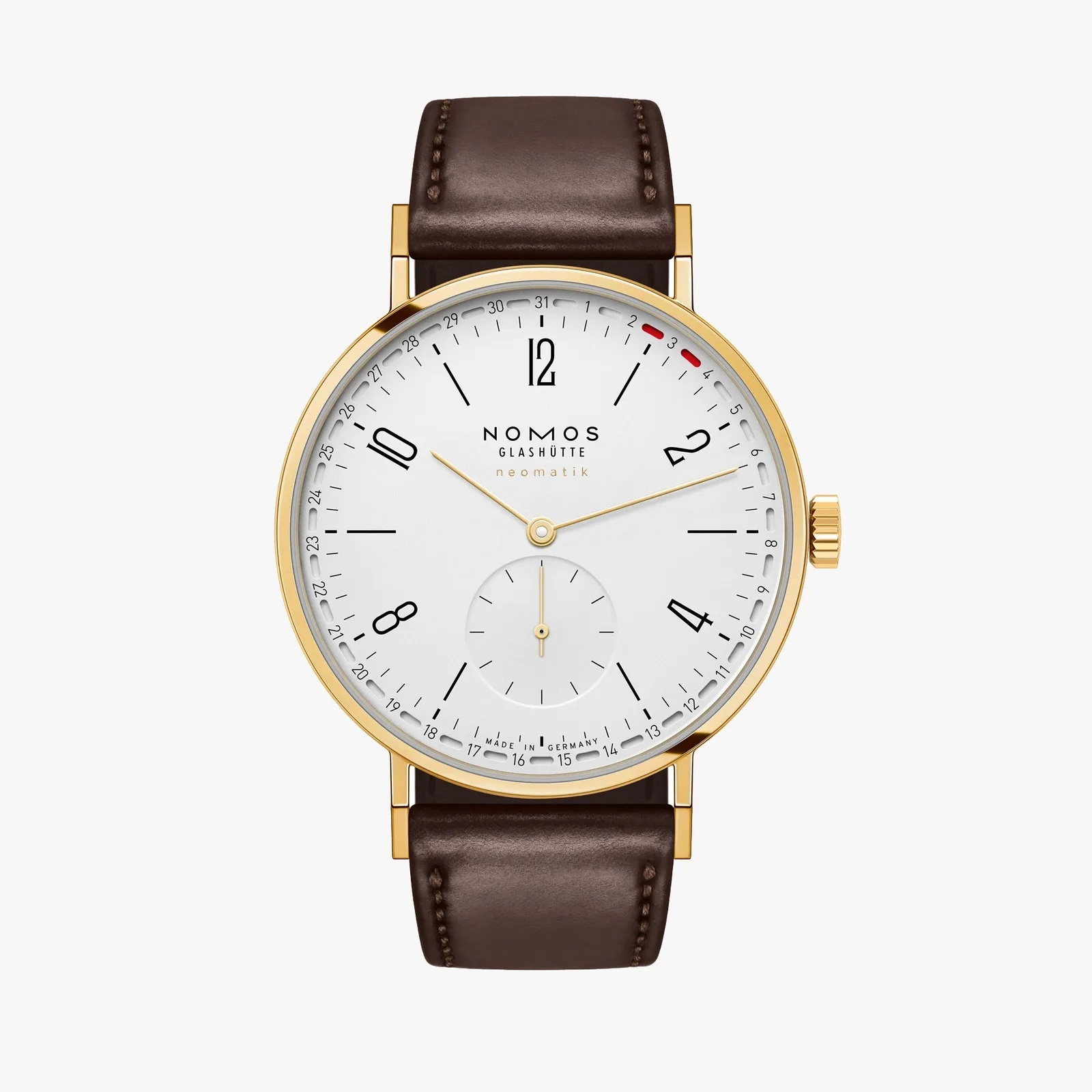Nomos Glashütte 196 : Tangente Gold Neomatik 38 Update Doré