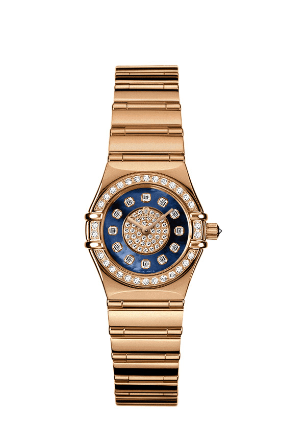 Omega 1962.11.94 : Constellation Quartz 22.5 Red Gold / Diamond / Blue MOP