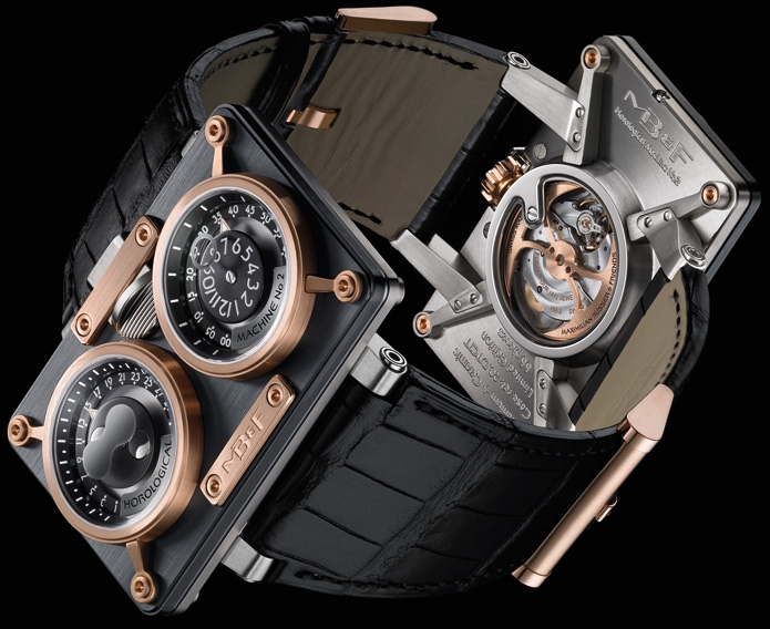 MB&F 20.DCRTL.B : Horological Machine N°2 HM2 Ceramic & Red Gold