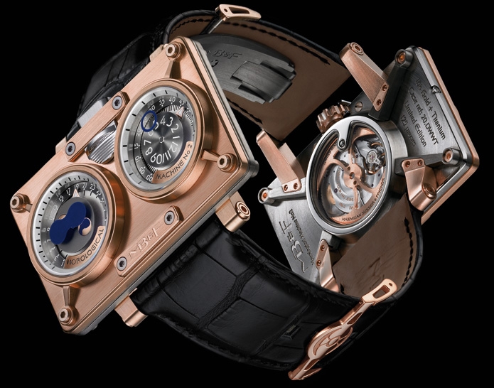 MB&F 20.DRRTL.R : Horological Machine N°2 HM2  Red Gold & Titanium