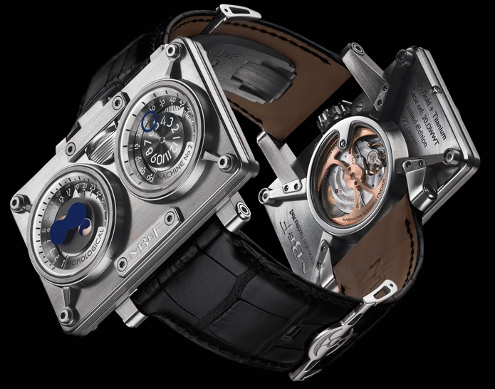 MB&F 20.DWWTL.R : Horological Machine N°2 HM2  White Gold & Titanium
