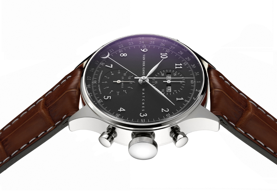 Van der Gang Watches 20003 : 20003 Stainless Steel / Black