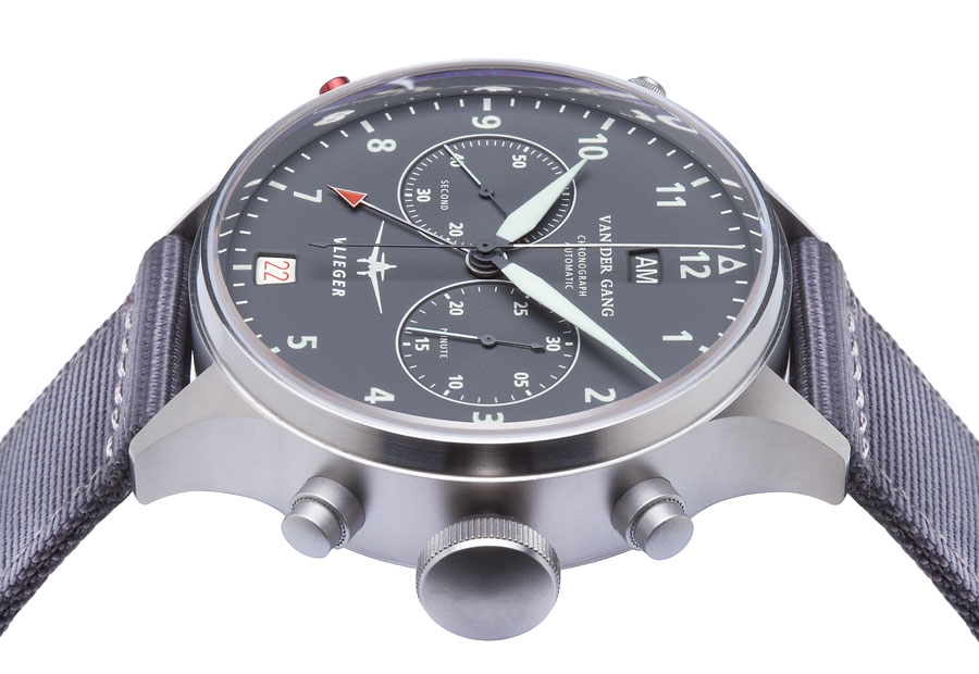 Van der Gang Watches 20044B : 20044B Stainless Steel / Anthracite Grey