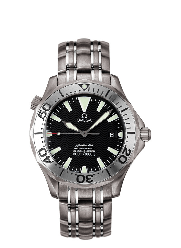 Omega 2031.50.00 : Seamaster Diver 300M Automatic 41 Titanium / Black / Bracelet