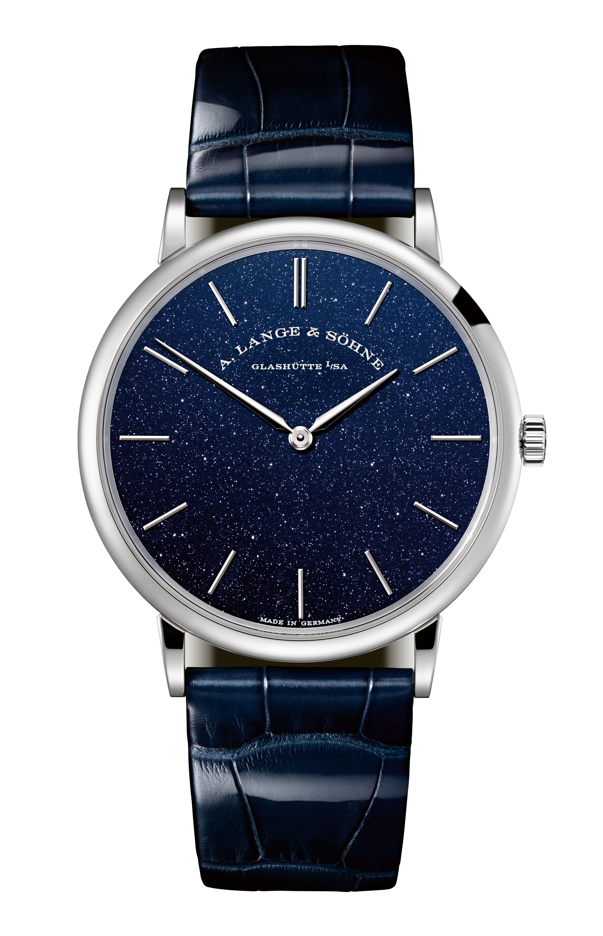 A. Lange & Söhne 205.086 : Saxonia Thin White Gold / Aventurine