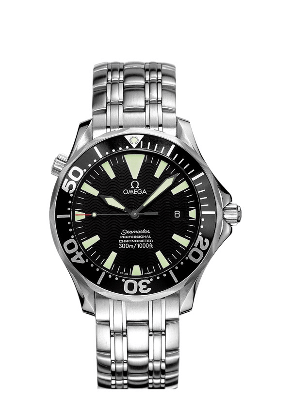 Omega 2054.50.00 : Seamaster Diver 300M Automatic 41 Stainless Steel / Black / Bracelet