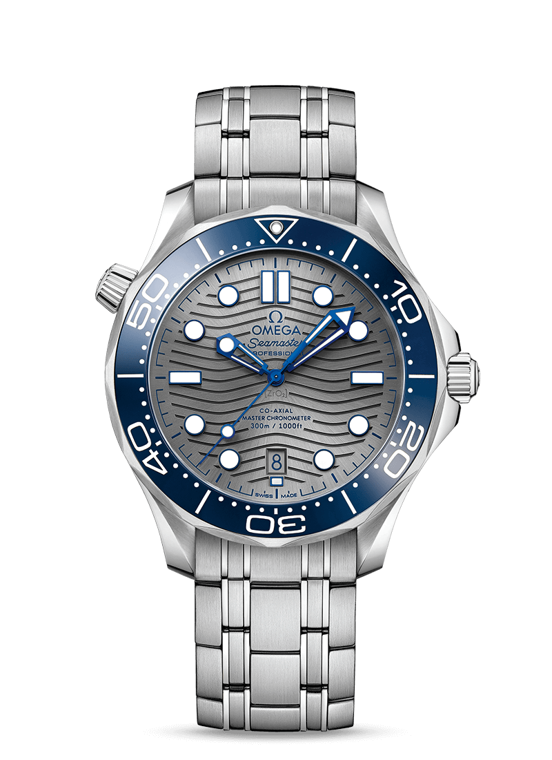 Omega 210.30.42.20.06.001 : Seamaster Diver 300M Master Co-Axial 42 Stainless Steel / Grey / Bracelet