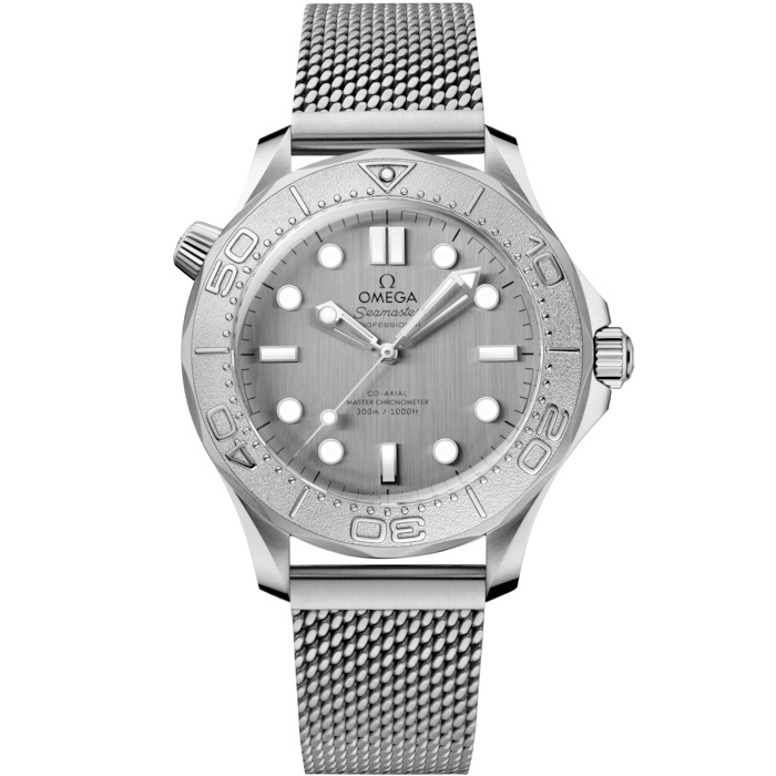Omega 210.30.42.20.06.002 : Seamaster Diver 300M No-Date Master Co-Axial 42 Stainless Steel - Titanium / Grey / Bracelet