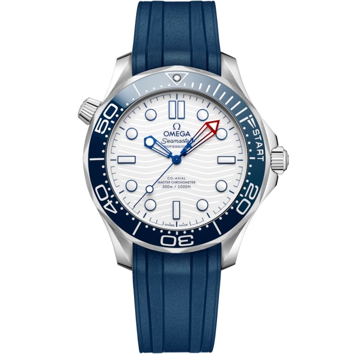 Omega 210.32.42.20.04.002 : Seamaster Diver 300M Master Co-Axial 42 America's Cup 2024 / Rubber