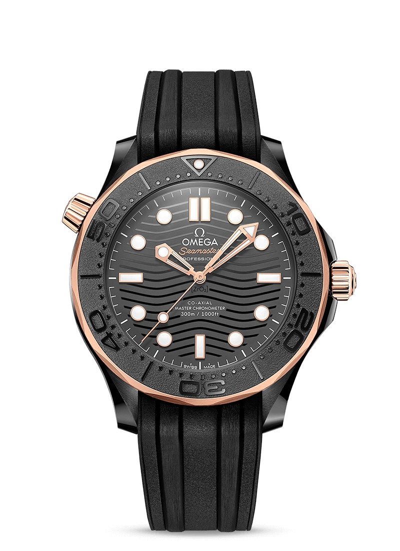 Omega 210.62.44.20.01.001 : Seamaster Diver 300M Master Co-Axial 43.5 Sedna Black