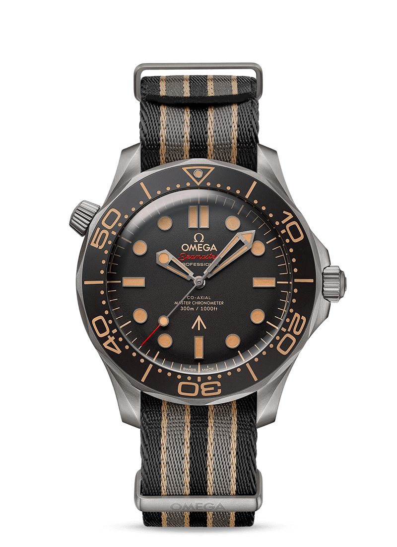 Omega 210.92.42.20.01.001 : Seamaster Diver 300M Master Co-Axial 42 James Bond No Time to Die / NATO