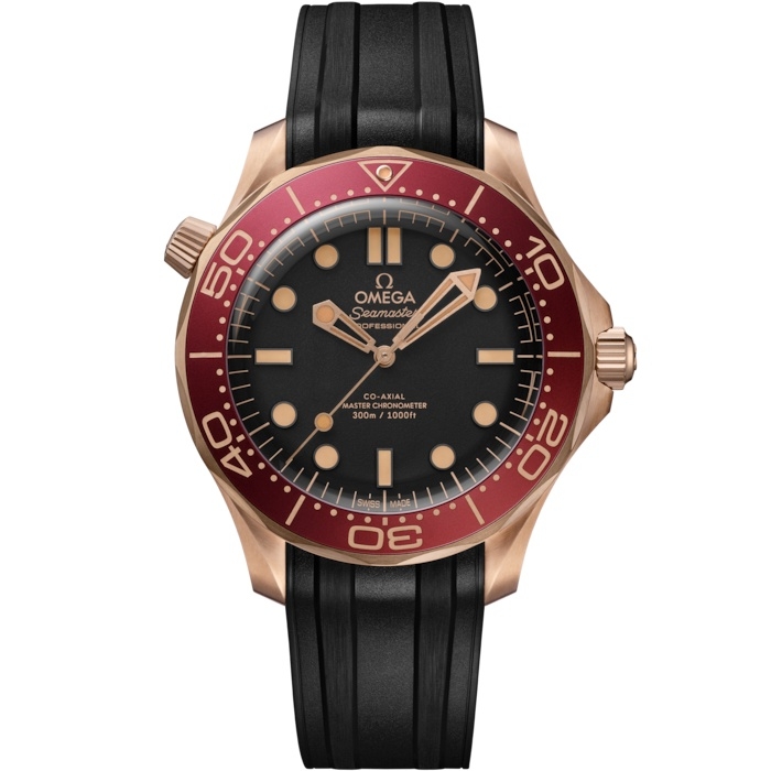 Omega 210.92.42.20.01.003 : Seamaster Diver 300M Master Co-Axial 42 Bronze Gold / Black / Rubber