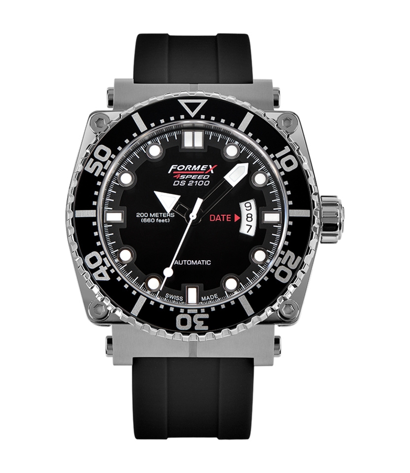 Formex 2100.1.7020.910 : Diver Automatic Black / Rubber